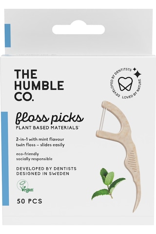 The Humble Co. Floss Picks Kürdanlı Nane Aromalı Diş İpi 50'li