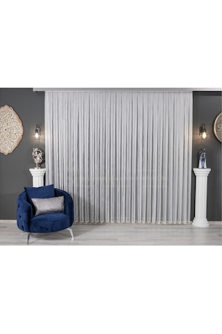 Evdepo Home Kullanıma Hazır Tül Perde (540824515)