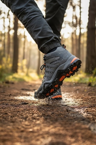 Enoch Erkek Füme Turuncu Su Geçirmez Outdoor Trekking Ve Doğa Yürüyüş Botu Turuncu