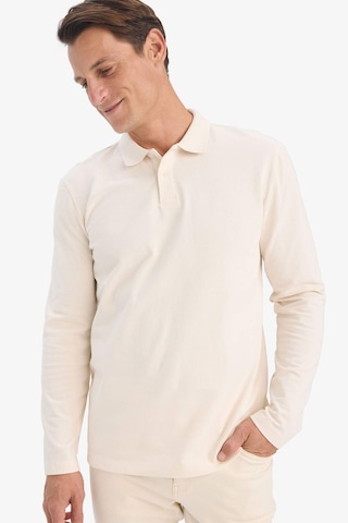 DeFacto %100 Pamuk New Regular Fit Polo Yaka Basic Düz Uzun Kollu Dokulu Pike Tişört D7530AX25SPWT46