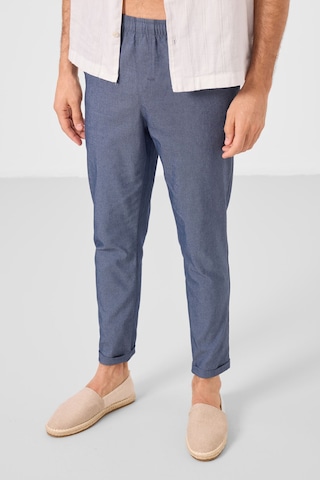Tommylife Kot Lacivert Standart Fit Dokuma Hafif Esnek Chino Erkek Pantolon - 82178 Kot Lacivert