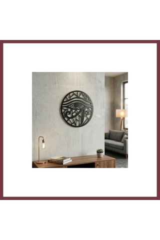 Storeşahin Horus Gözü Duvar Tablosu Mdf Lazer Kesim Geometrik Modern Duvar Süsü Eye Of Horus Dekor Shn0720