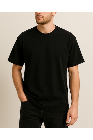 Hugo Boss Heisenberg Baskılı T-shirt Siyah