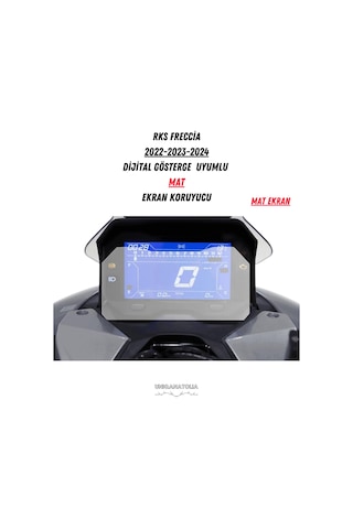 Rks Freccia 2022-2024 Dijital Gösterge Uyumlu Mat Ekran Koruyucu