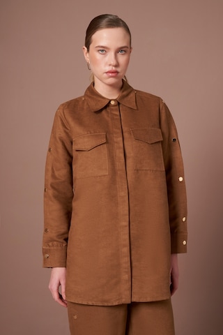 Ftz Women Kadın Süet Takım Camel 31276 Camel