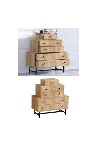 Decormet Tata Şifonyer Safir Meşe Diğer