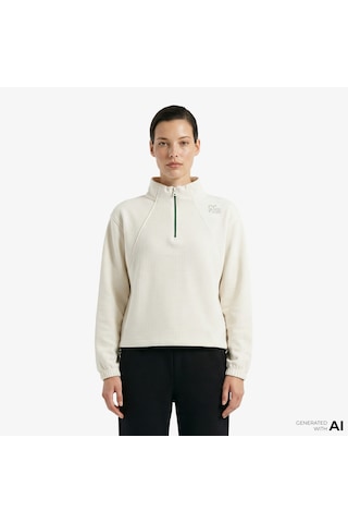 Anta Fearless Trip Kadın Krem Sweatshirt 862618729 2800400