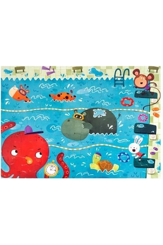 +4 Yaş Yüzme Yarışı Puzzle 40 Parça (Eolo)