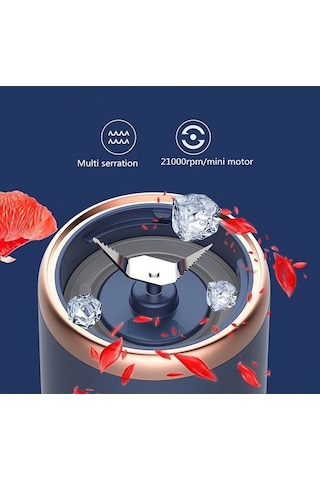 Trendooze W Taşınabilir Suyu Mikseri Mikser Meyve Mavi Hallow Aoresac-mini 40 Me