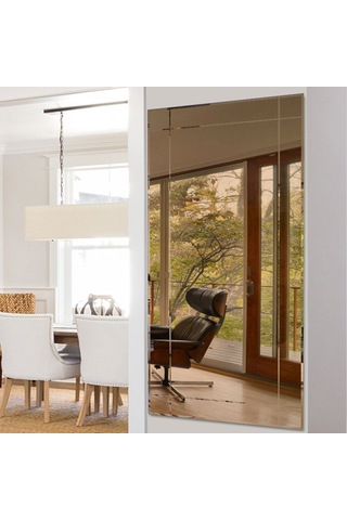 Decorıta Ayna - Kanallı Dikdörtgen Ayna - 130Cm X 50Cm Çok Renkli