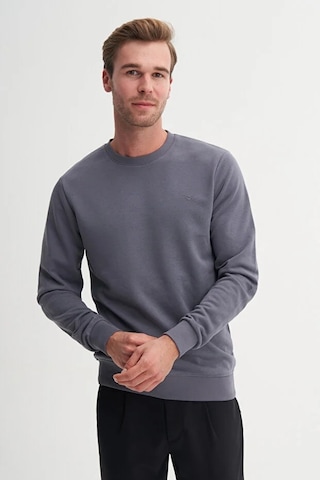 Cazador Slim Fit Mevsimlik 3 İplik Pamuk Karışımlı Sweatshirt-56100 Gri