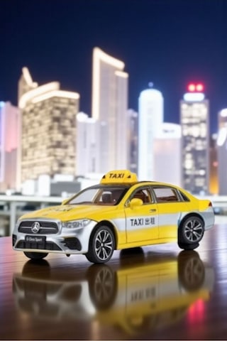 95378 Sesli Ve Işıklı Çek Bırak Kapıları Açılan Oyuncak Taxi Bir Adettir