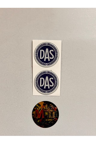 Das Damla Sticker Etiket Kabartmalı 3d Silikon Direk Arması Das Dayanıklı Epoksi 2adet 3,5x3,5cm Çok Renkli