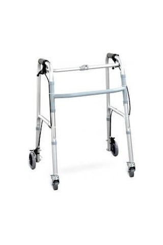 Walker A-1022 Dört Tekerlekli Frenli Katlanır Yürüteç