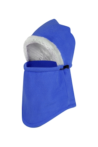 Moveevo Kış Sporları İçin Rüzgar Geçirmez Ve Sıcak Tutan Tam Yüz Maskeli Şapka - Mavi Mavi