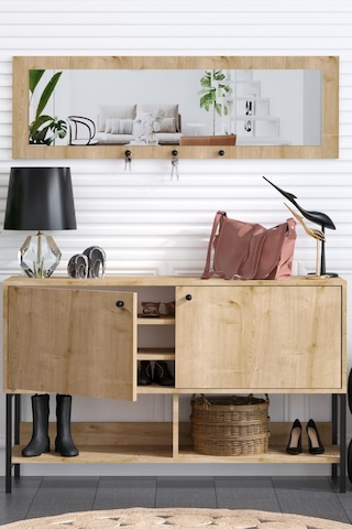 Decormet Blass Ayakkabılık Safir Meşe- Dec-20062 Çok Renkli