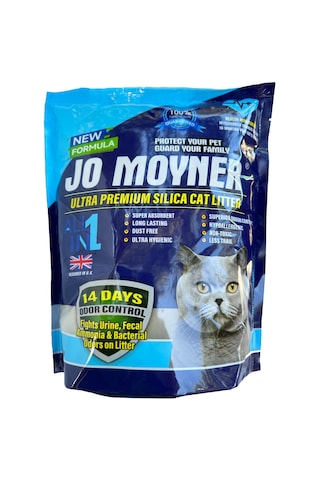 Jo Moyner Premium Renk Değiştiren Silika Kristal Kedi Kumu 4 L