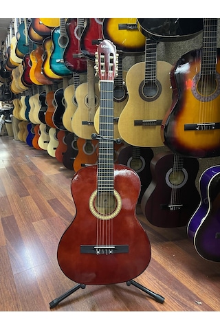 Longa Bordo 4/4 Tam Boy Klasik Gitar Kılıf Pena Dahil