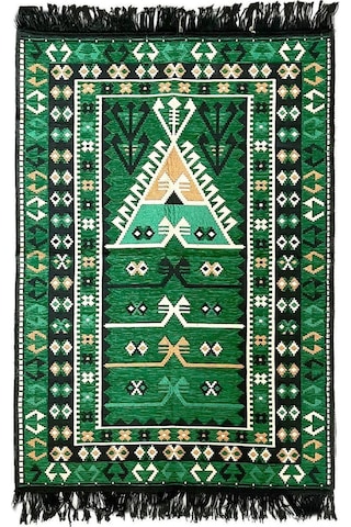 Shark Anadolu Seccade Kilim 13 Yeşil