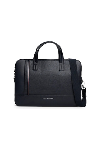 Tommy Hilfiger Th Central Slım Comp, Dw6 Siyah Erkek Çanta