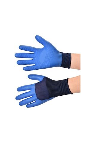 Geeroyoo Doğal Lateks İş Eldivenleri: Dayanıklı, Kayma Ve Aşınma Direnci, Su Geçirmez, Konforlu Koruma