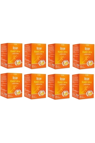 Ocean Vitamin C 1000 Mg 30 Tablet 8 Adet