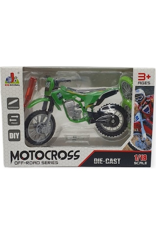 1:18 Ölçekli Model Motosiklet - Ds928 - Yeşil