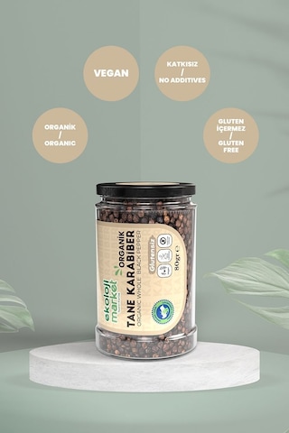 Ekoloji Market Organik Glutensiz Tane Karabiber 80 G