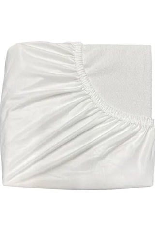 Fitted Sıvı Geçirmez Alez 120x200 Cm Beyaz