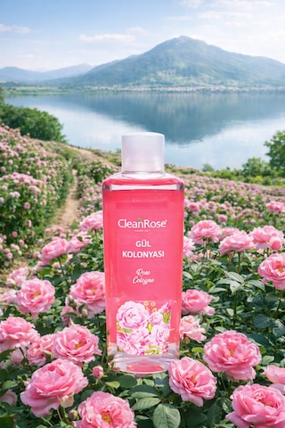 Cleanrose Premium Gül Kolonyası - 250 Ml Özel Parfümsüz Formül