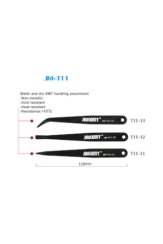Jakemy Jm-t11 Profesyonel Anti Statik Plastik Cımbız Seti Rz