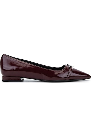 Mario Valentino Kadın Hakiki Deri Bordo Babet Ayakkabı 1040 91d2546 Bn Ayk Sk25-26 Bordeaux Bordo