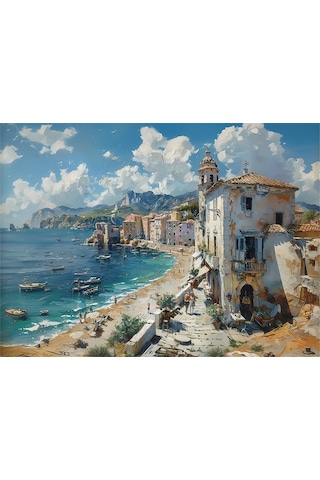 Anatolian 1000 Parçalık Puzzle - Sahil Kasabası 1181