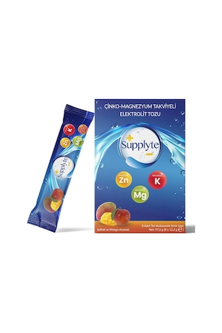 Supplyte Seftali Mango Elektrolit Tozu 8 x 12 G