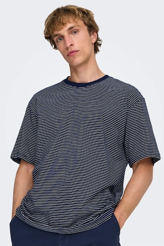 Only & Sons Erkek T Shirt 22036384 Lacivert Lacivert