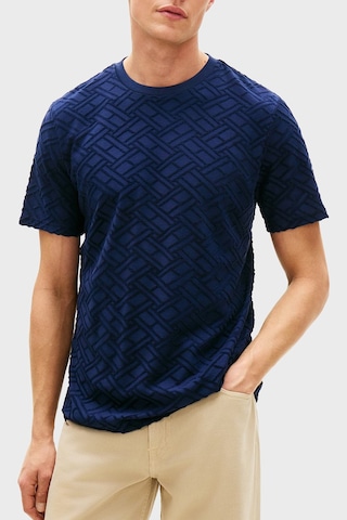 Tommy Hilfiger Erkek T Shirt Mw0mw42381 Dcc Lacivert