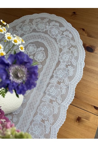 Best Price 34 Masa İçin Oval Beyaz Peçete 450983912 Beyaz