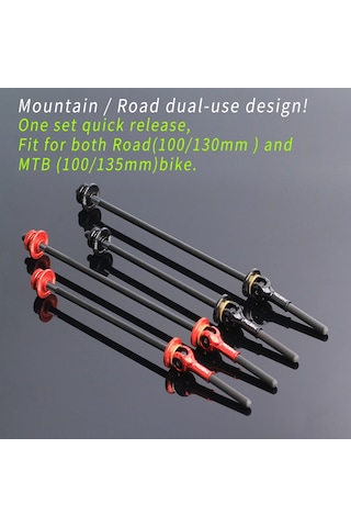 Ximistore9 Mtb Ve Yol Bisikletleri İçin Titanlı Karbon Fiber Hızlı Çıkartma Kolu - Siyah Ra119