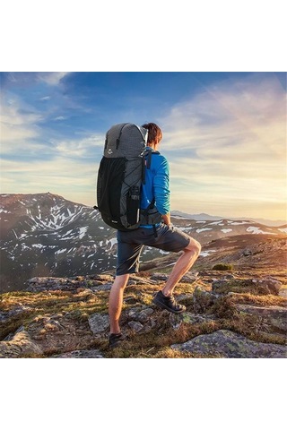 Naturehike Rock 60+5 Lt Trekking Sırt Çantası Siyah