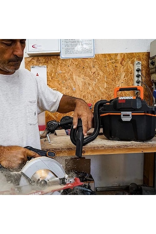 Worx Wx031.9 20volt 200w/16kpa Li-ion Kömürsüz Flexi Esnek Hortumlu Islak/kuru Süpürge & Üfleme Akü