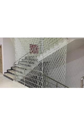 Koruma Filesi 3 X 1 Metre Merdiven Balkon Güvenlik Filesi-kalınlı