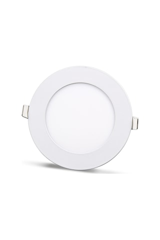Noas 6w Sıva Altı Yuvarlak Slım Led Panel Beyaz Işık