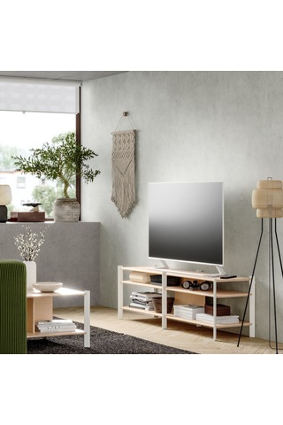 Jattesta Tv Sehpası, Beyaz-bambu Diğer