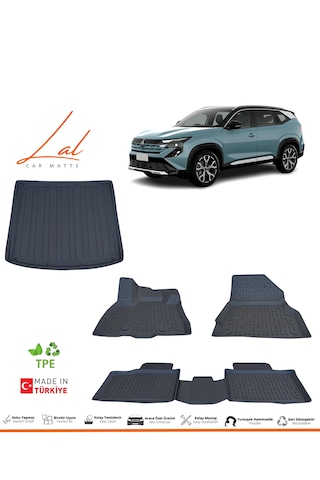 Renault Boreal 3d Havuzlu Paspas Alt Kademe Bagaj Havuzu Seti 2026 Ve Sonrası Uyumlu
