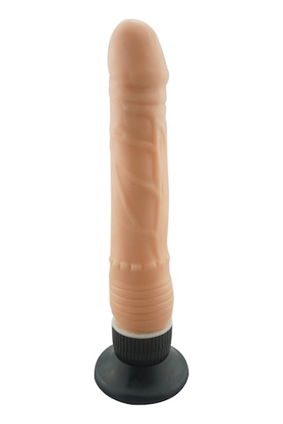 Hızlı Express 23 CM Realistik Titreşimli Vantuzlu Dildo Penis
