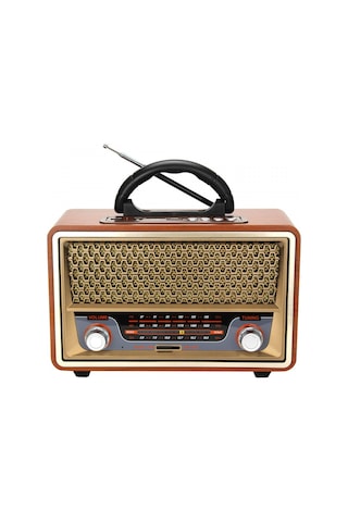 Meier M-157Bt Nostaljik Bluetooth Radyo Mp3 24 Cm