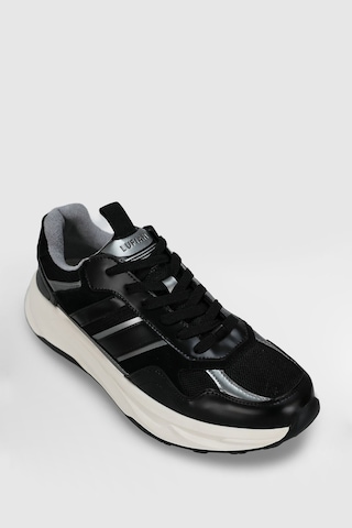 Lufian Eduard Erkek Deri Sneaker Ayakkabı 112230235 Siyah