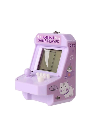 Mini Oyun Konsolu 23 Oyun Modlu Tetris Anahtarlık - 1 Adet Stokta Olan Gönderilir