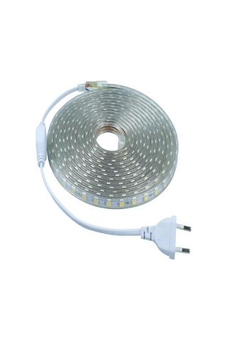 Flexible Strip Hortum Şerit Led Işık - 220 Volt Mavi 2 Metre