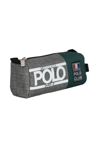 Cambridge Polo Club Street Style Unisex Çocuk Tek Bölmeli Kalemlik Yeşil